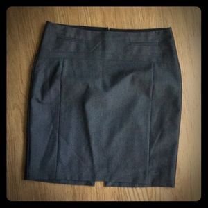 Dark Grey Pencil Skirt